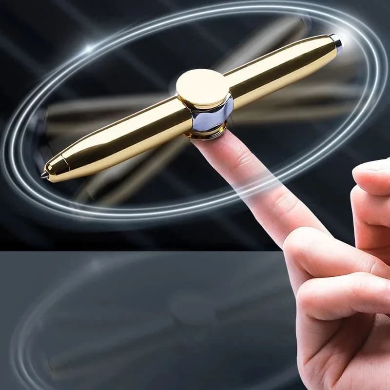 Fidget Ansia Spinning Pen Penspinning Autismo ADHD Giocattoli per bambini Adulti Edc Antistress Punta delle dita Giroscopio Decompressione