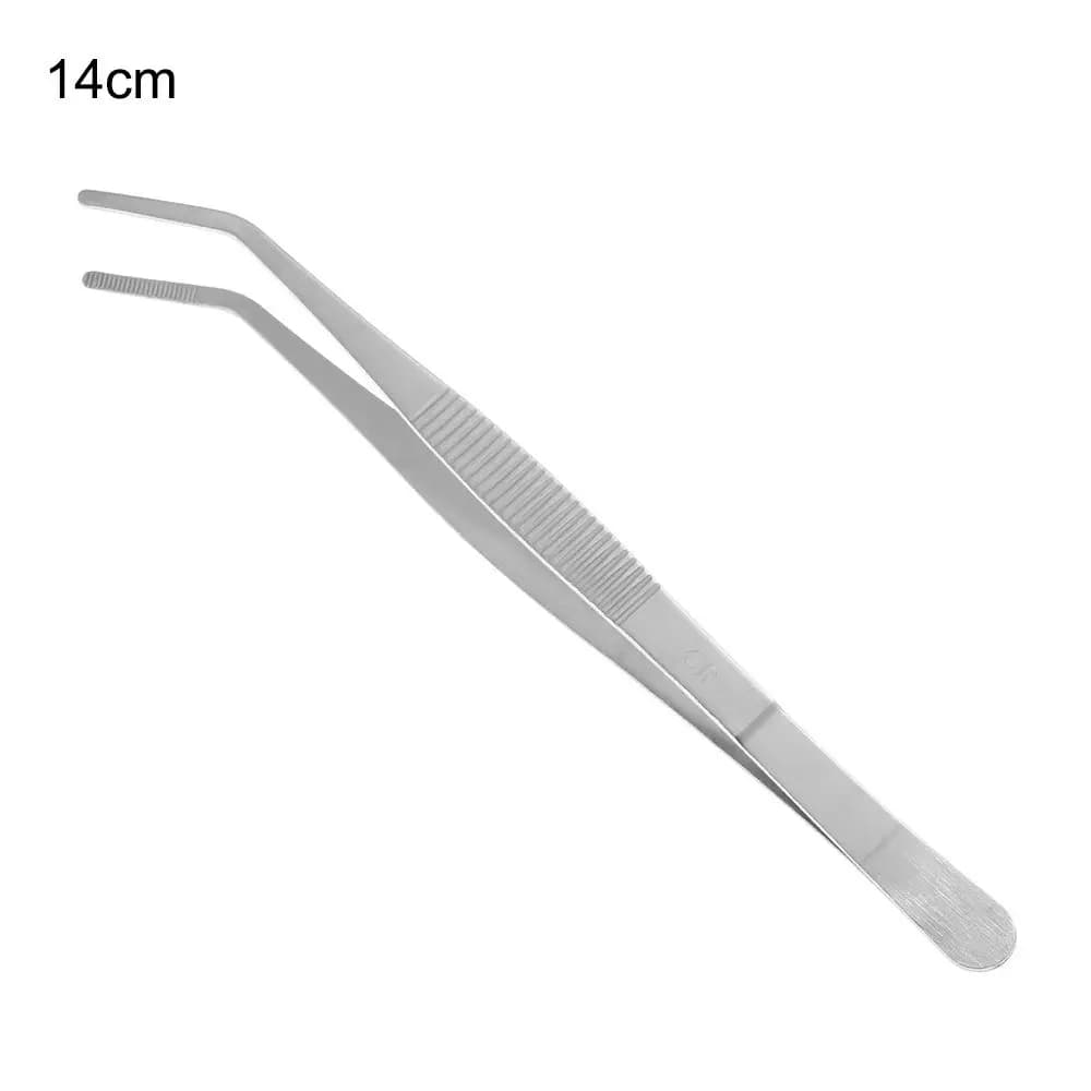 Placcatura Utensile da cucina Chef BBQ Clip Pinzetta per alimenti Pinze per barbecue Acciaio inossidabile