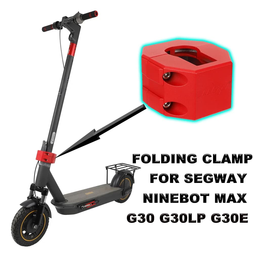 For Segway Ninebot Max G30 G30LP G30E Electric Scooters Accessories Folding Clamp Aluminum Vertical Rod Fixing Part