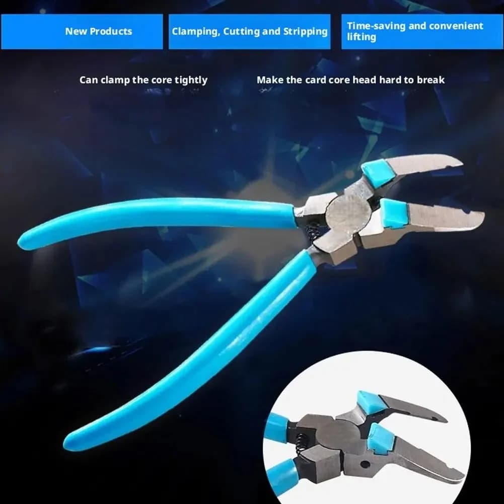 Second-generation New Upgrade Multifunctional Diagonal Pliers Car Clip Pliers Car Rivet Tightening Pliers Staple Removal Tool