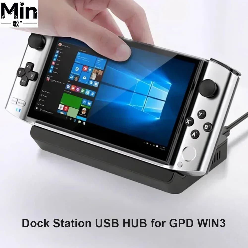Docking Station USB Hub per GPD WIN 3 con Ricarica e Display