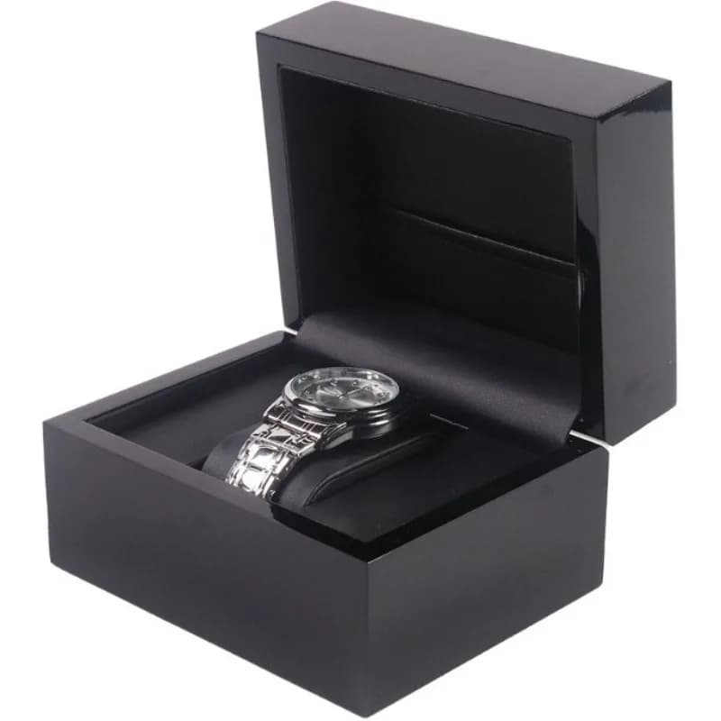 Scatola per orologi da viaggio Custodie per orologi da uomo Scatole per orologi di lusso Scatole per organizer con cuscino Vetrina impermeabile per orologi da polso
