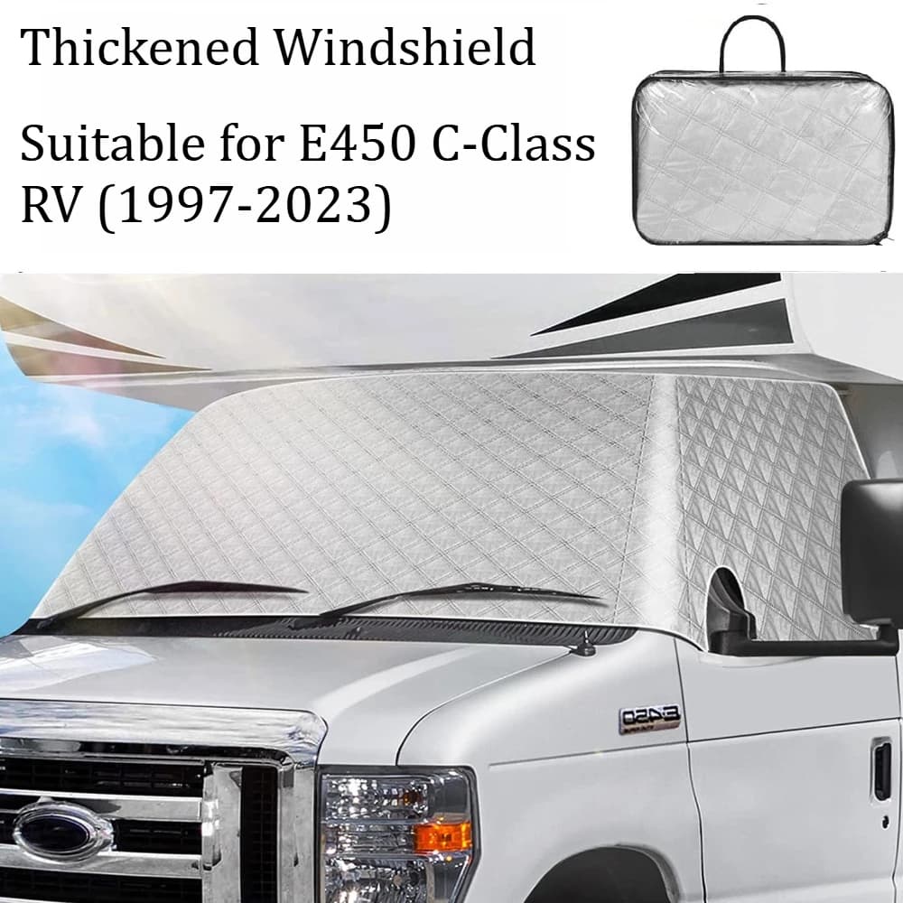 Suitable for Motorhomes E450 C-Class RV (1997-2023) Car Window Shade Windshield Covers Sunshade Sun Protector Car Accessories