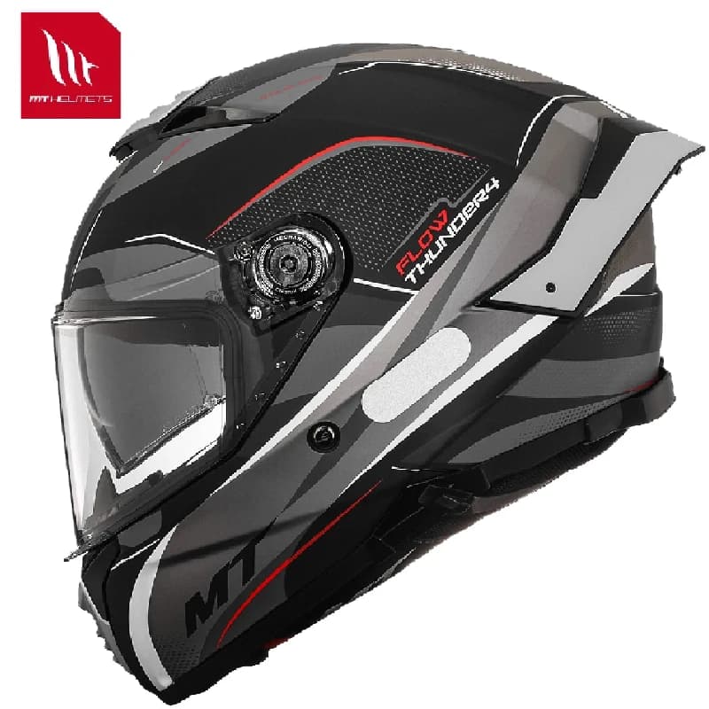 2025 Spagna MT Thunder 4 SV Casco moto ECE Certificazione DOT Casco integrale a doppia lente Uomo Capacetes Cascos Para Moto