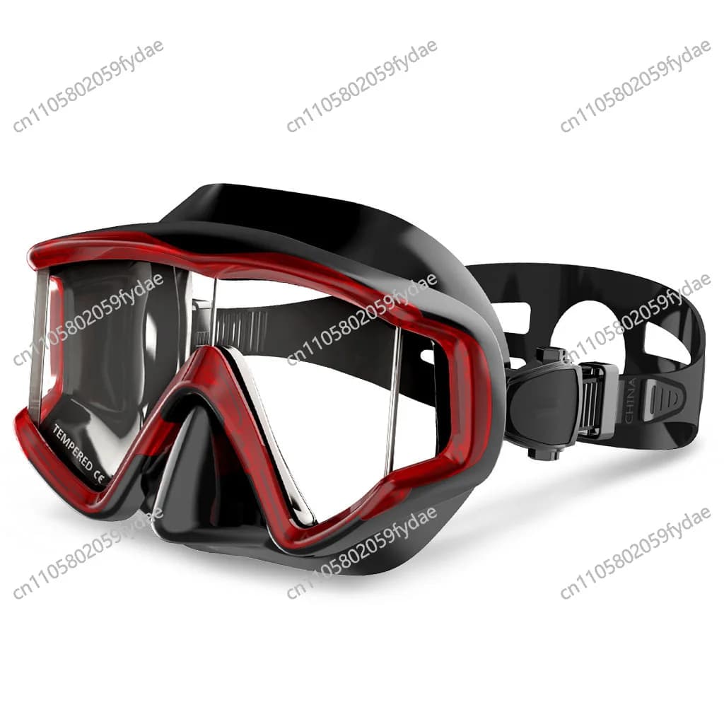 Adult diving glasses, swim glasses, snorkeling sets, three-glazed diving glasses, professional snorkeling equipment