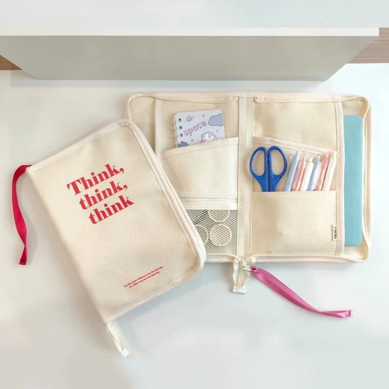 Borsa per agenda di grande capacità, porta passaporto, borsa per documenti, borsa portaoggetti multifunzionale
