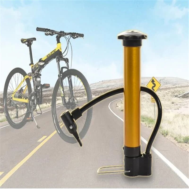 Pompa da bicicletta Gonfiatore Ciclismo Mano Mini Pompe da bicicletta ad alta pressione Pompa a sfera d'aria per calcio Basket Accessori bici