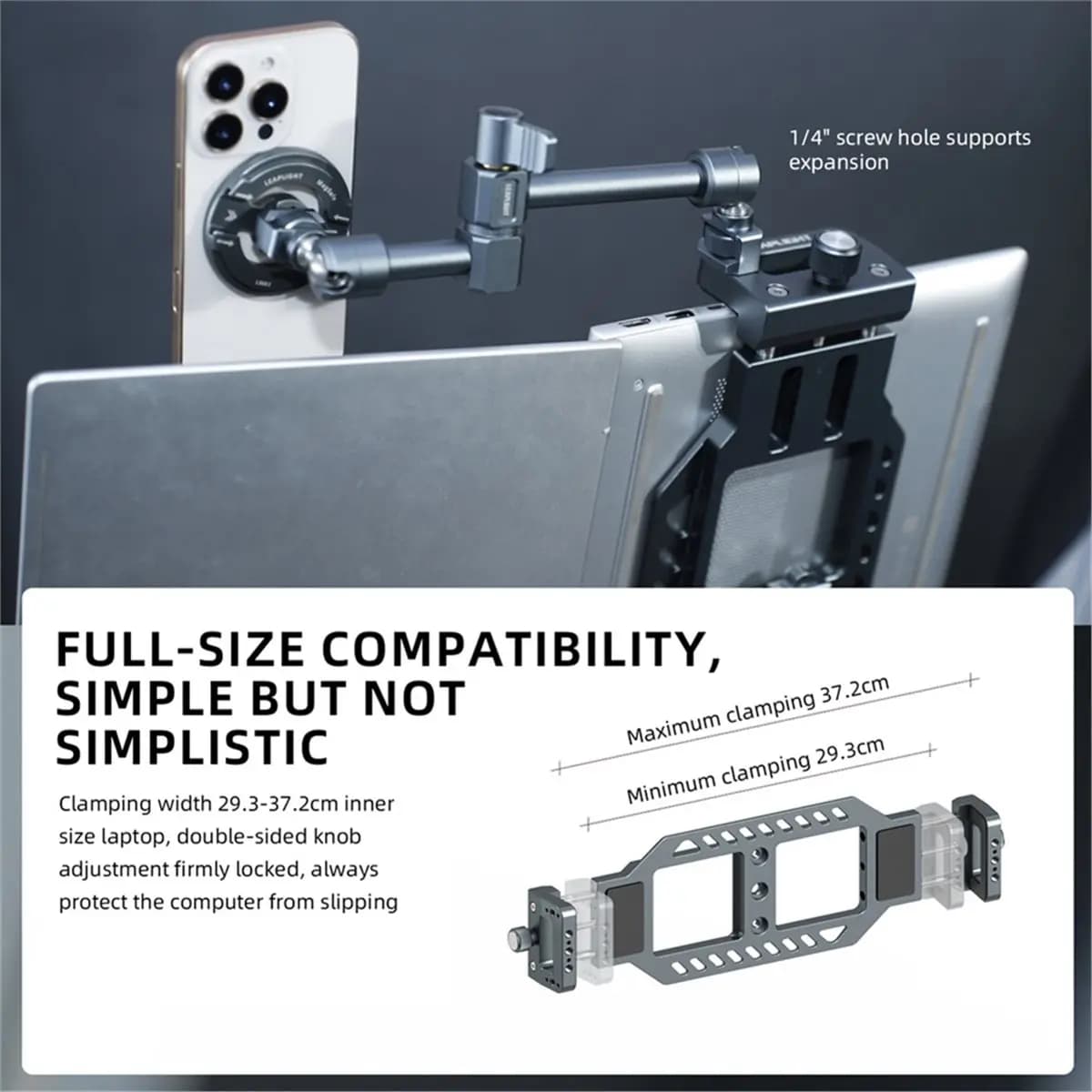 618 Mega Sale Adjustable Laptop Stand for Laptop Large Anti-Slip Notebook Holder with Tripod Mount