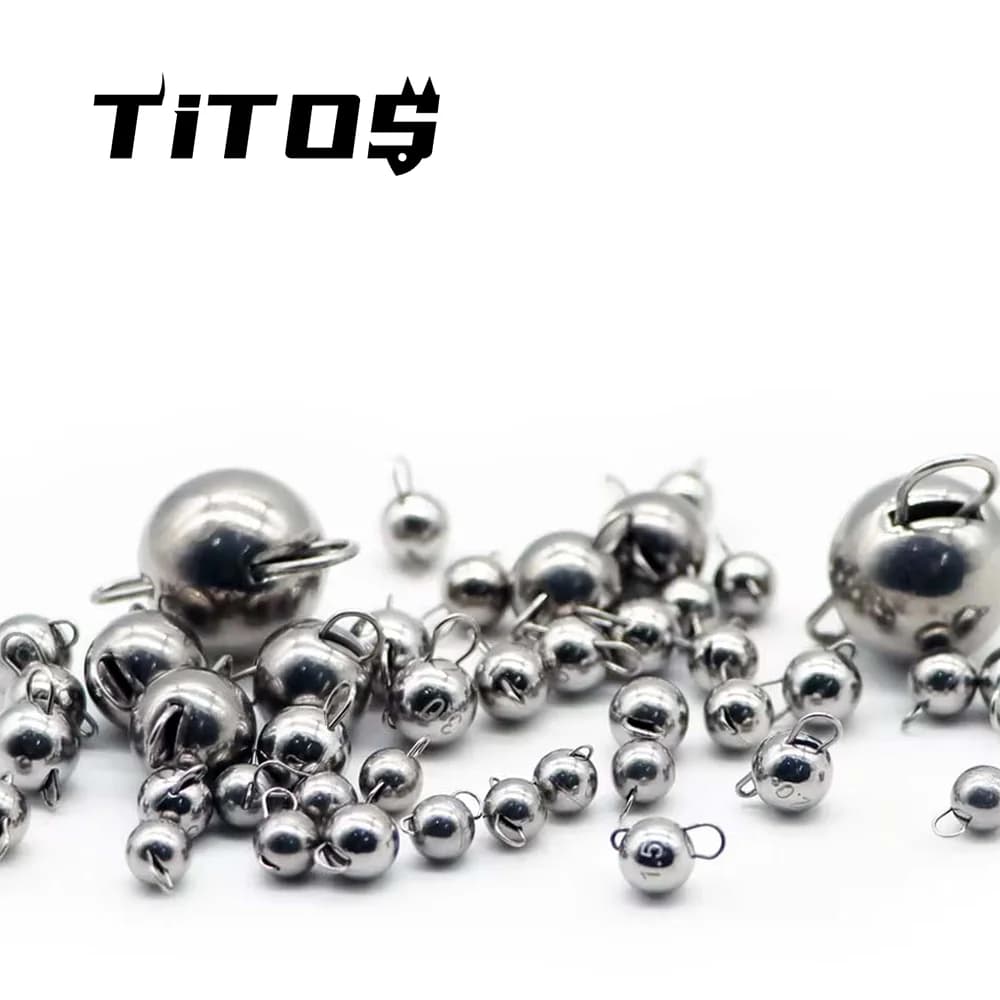 TITOS Tungsteno Cheburashka Sinker Jig Testa Peso, 1G-30G Pianura Bass Fishing Morbido Verme Esca Accessori