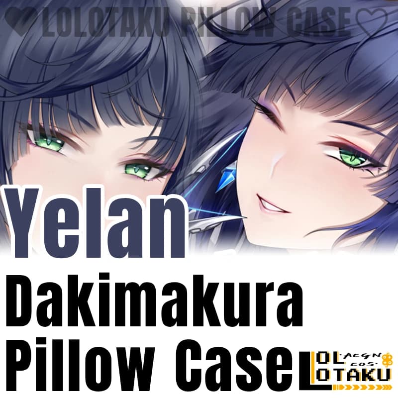 Yelan Dakimakura Genshin Impact Game Pillowcase Hugging Full Body Pillow Case Cushion Cover Home Bedding Decor Otaku XMAS BLT