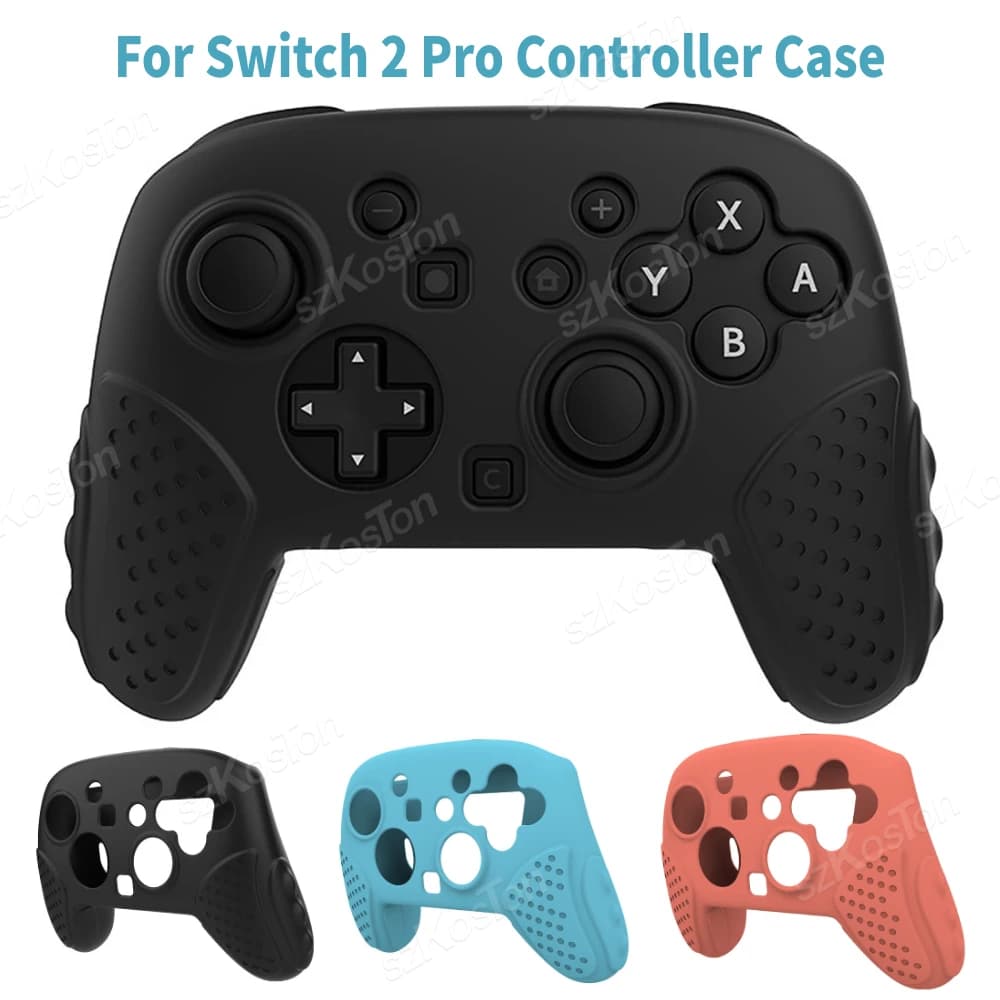 Custodia protettiva in silicone per controller Switch 2 Pro Gamepad Custodia protettiva antiscivolo per accessori da gioco Switch2 Pro