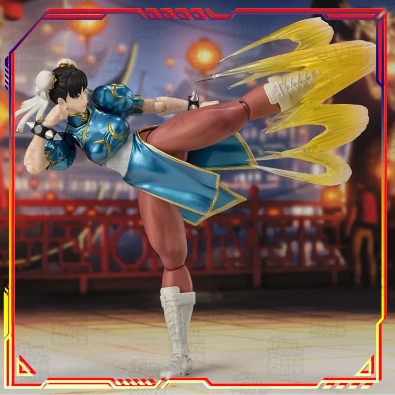 BANDAI S.H.Figuarts Street Fighter Chun Li Ken Masters Sagat Action Figure Modellino da Collezione Espositivo
