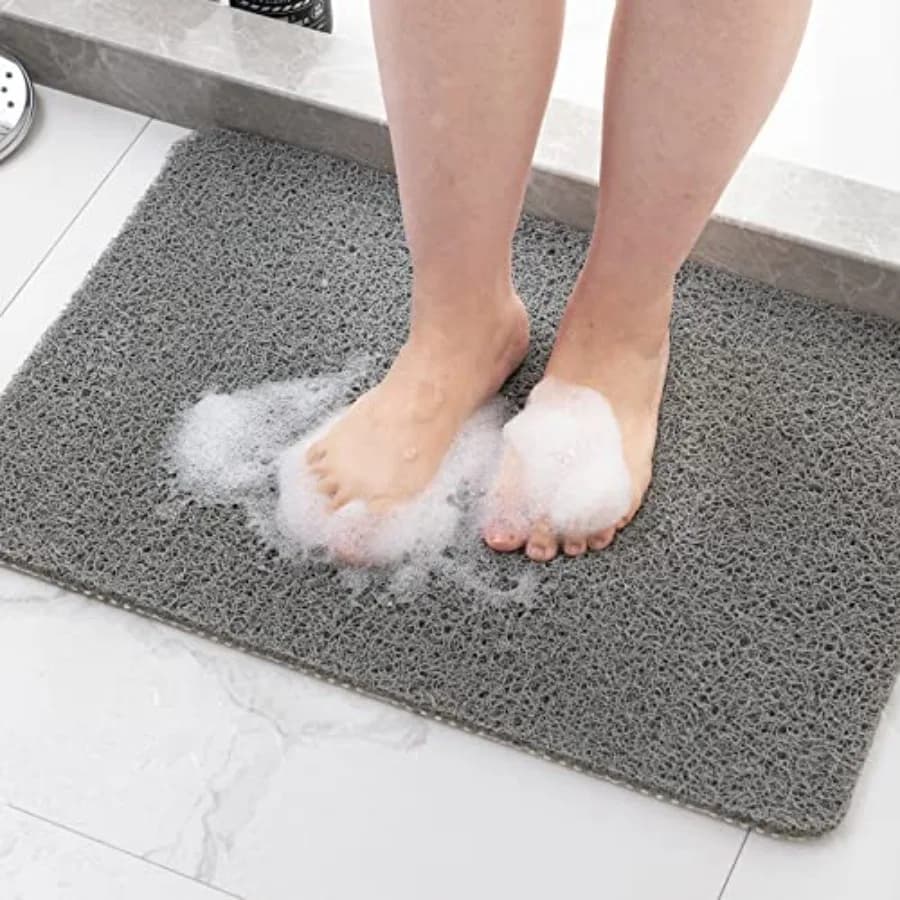 Tappetino Antiscivolo per Vasca da Bagno, Tappetino Antiscivolo per Doccia ad Asciugatura Rapida, Tappetino Scrubber per Piedi, Tappetino Antiscivolo per Pavimento della Vasca, Bagno, Casa