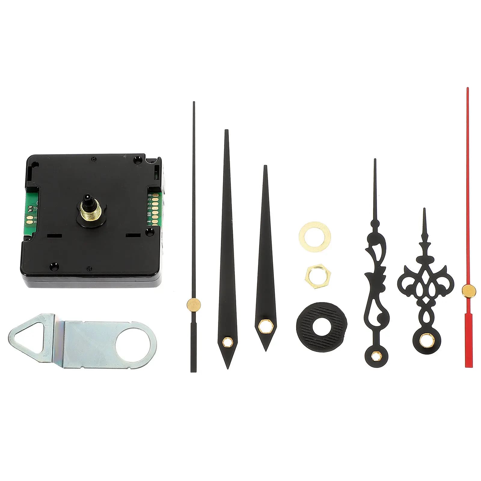 Radio Controlled Wall Clock Movement Kit High Precision Silent Dcf77 Germany Radio Wave Clock Mechanism DIY Replacement Parts