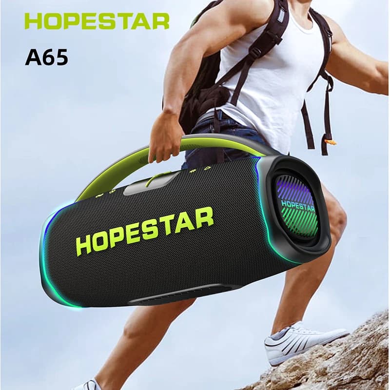 HOPESTAR A65 Altoparlante Bluetooth Portatile da 300W con Bassi Potenti, Driver Tri-Banda, Sistema Audio Wireless per Feste all'Aperto