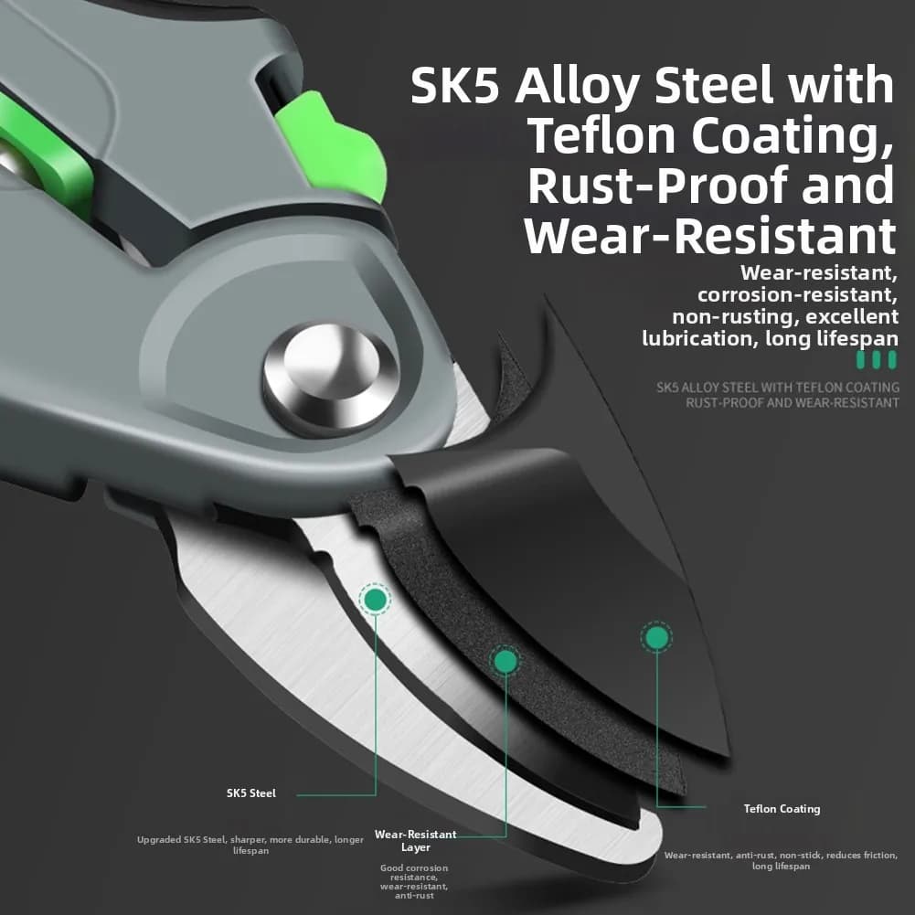 Garden Use External power AS SHOWN Brake shears Ergonomic potentiators Aluminum frame Double tempering process