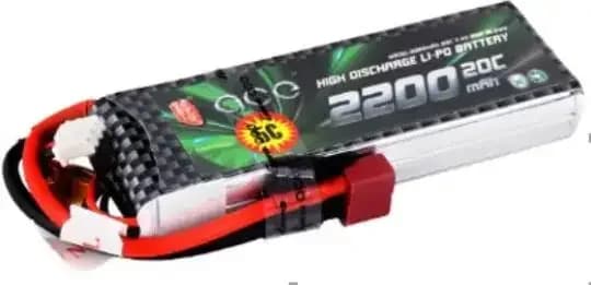 Batteria lipo ACE 2200mAh 20C 7.4V 2S1P 2S 121g 15*34*105mm per auto RC, barca, camion, elicottero ESKY, aereo, drone