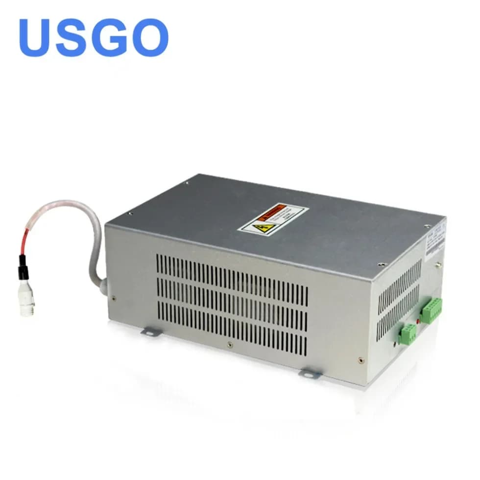 USGO 80 watt laser feed source for 70 W 80 W Co2 glass laser tube engraving and cutting machine