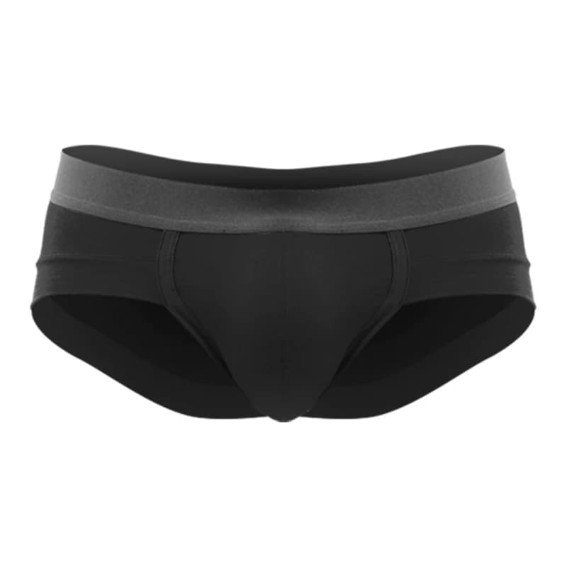 5pcs Men's underwear, men's briefs, U-shaped pockets, modal, breathable, summer youth, white low-waisted underpants