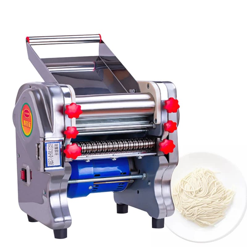 Macchina Automatica per Pasta e Noodle in Acciaio Inox, Pressa Elettrica per Pasta