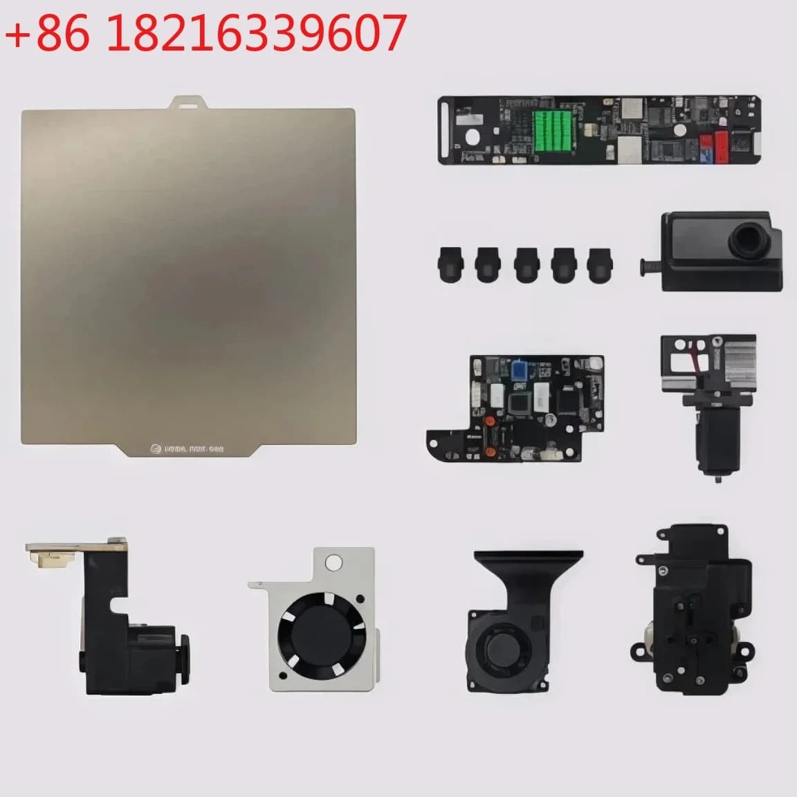For QIDI Q2 Spare Parts Printhead Hotend Cooling Fan Extruder Board for QIDI Q2 Box Hub Filament Selector 3D Printer Accessories