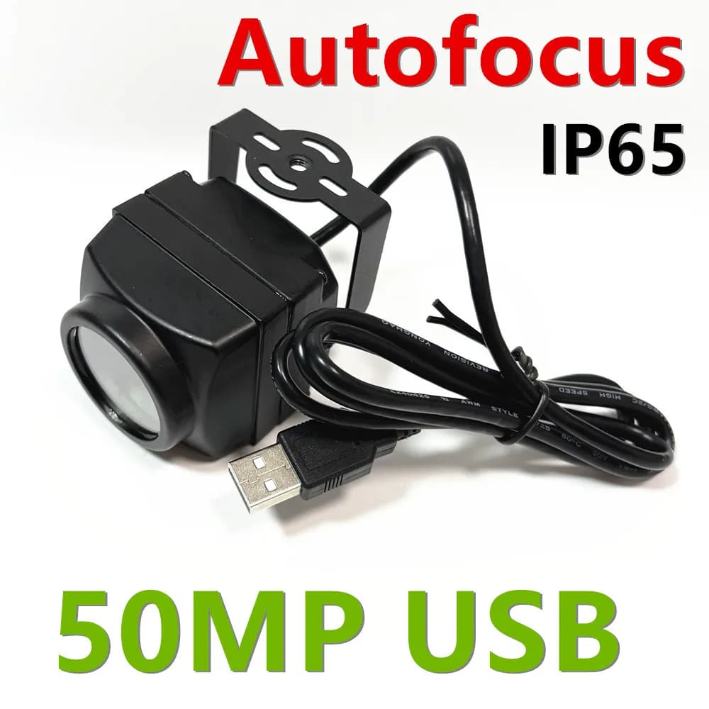 Waterproof 8K Super HD 50MP 48MP 7K Mini USB Camera Autofocus Android UVC Security Camera Webcam for Agriculture, Industry