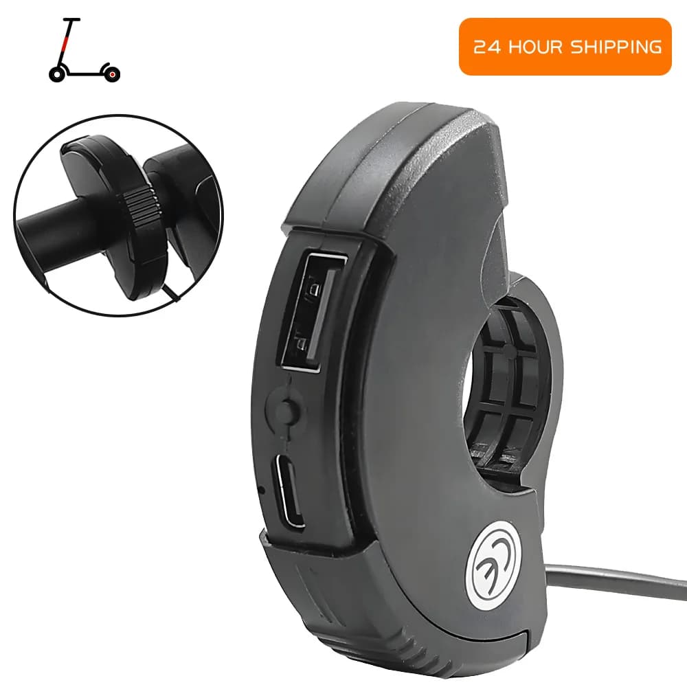 Caricatore rapido USB durevole per telefono cellulare per scooter elettrico Ninebot Max G2 XT60 presa porta accessori per caricabatterie per telefono cellulare