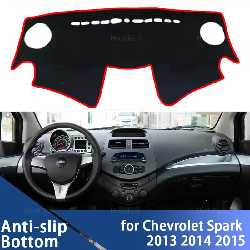 Per Chevrolet Spark 2013 2014 2015 Auto Cruscotto Interno Copertura Dash Zerbino Tappeto Sun Shade Board DashMat LHD RHD