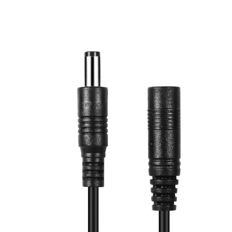 Cavo di alimentazione prolunga DC 12V da 5 m 3 m DC 2.1mm * 5.5mm maschio a femmina connettore jack cavo di alimentazione per telecamera CCTV a luce LED