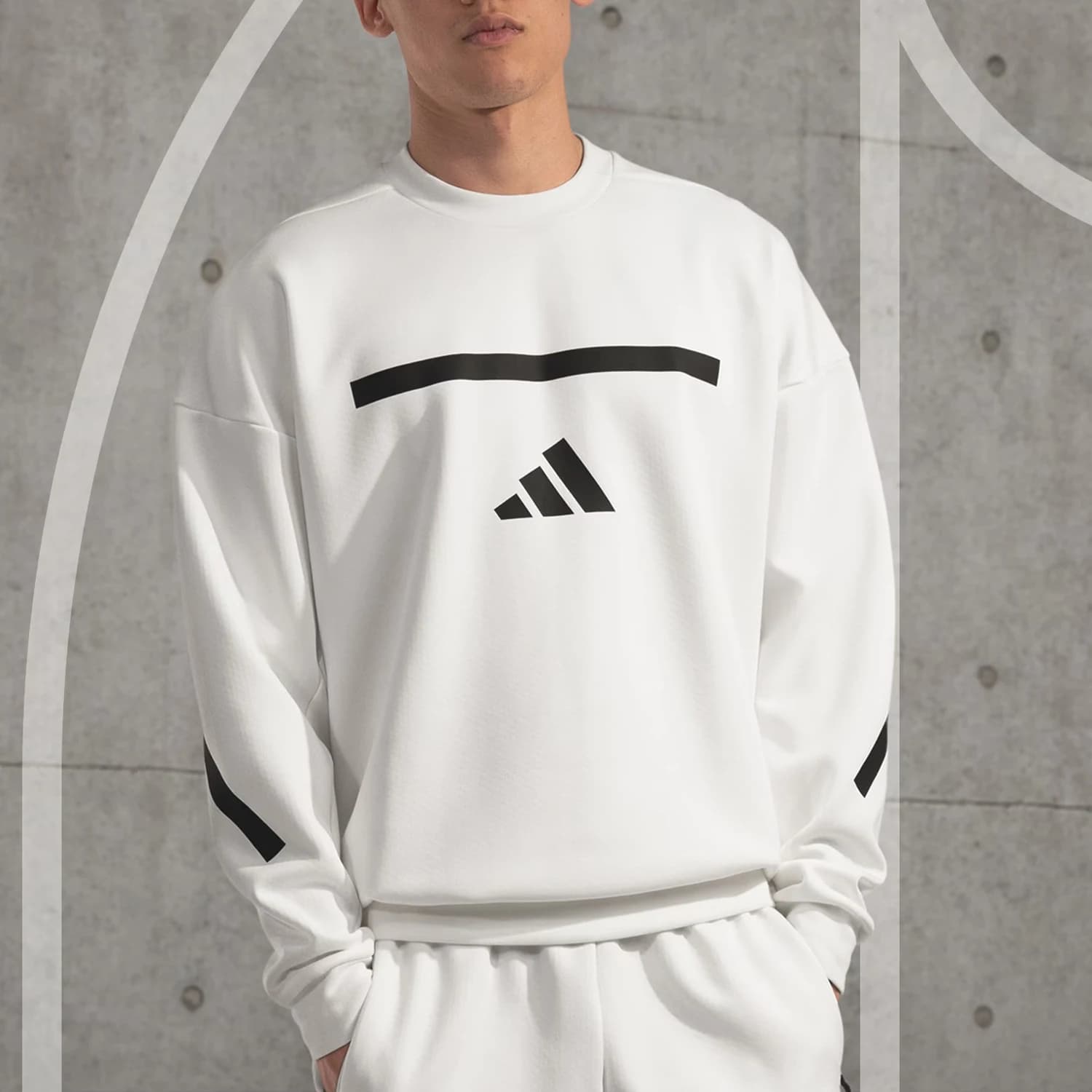 Adidas ufficiale autentico M ZNE Felpa con cappuccio da allenamento sportivo da uomo CRW JF2451