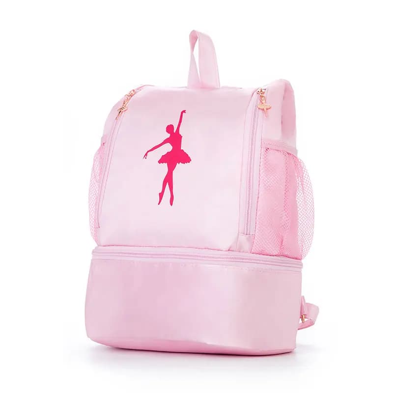 Zaino da ballo carino, borsa da ballo con gonna corta da balletto, zaino da ballo con scomparto separato per le scarpe