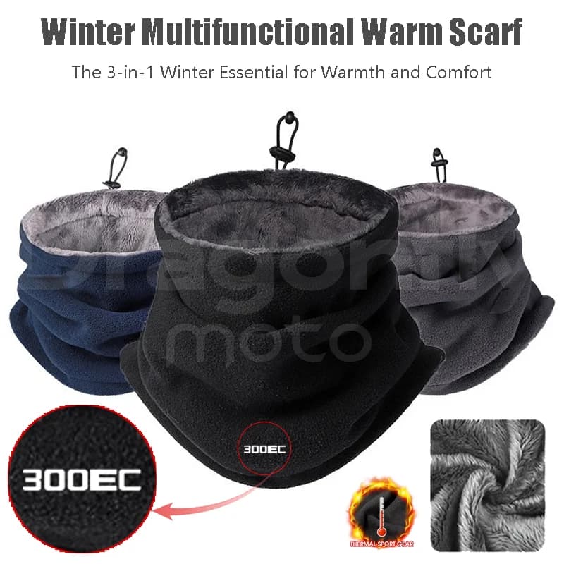Per Gas Gas EC300 EC 300 300EC Inverno Moto Maschera Calda Uomo Donna Collo in Pile Scaldino Esterno Sciarpa Antivento