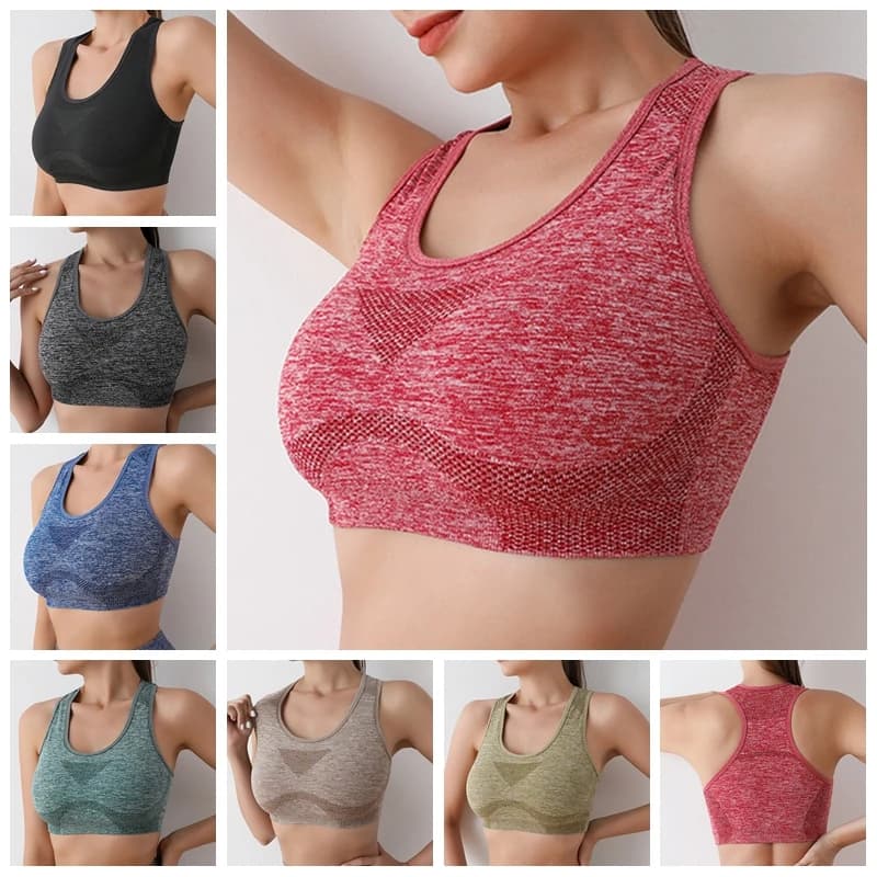 Reggiseno sportivo da donna Top Push Up Fitness Yoga reggiseno intimo Sport Top per donna gilet da corsa traspirante abbigliamento da palestra