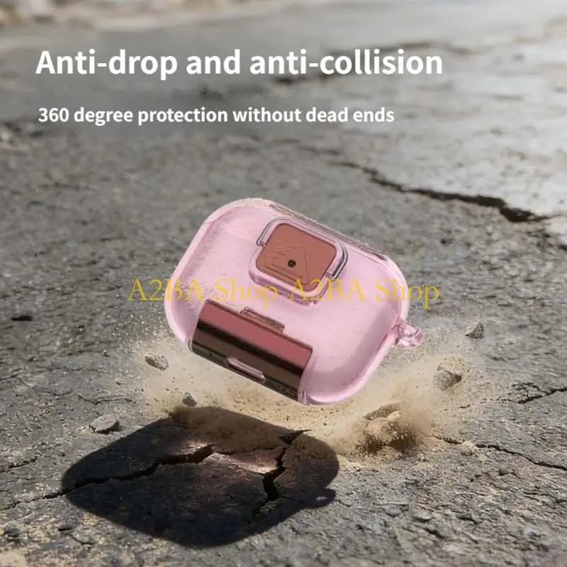 A2BA TPU Case For Pro3 Headphone Shell Includes Phone Stand AntiDust Design Cover