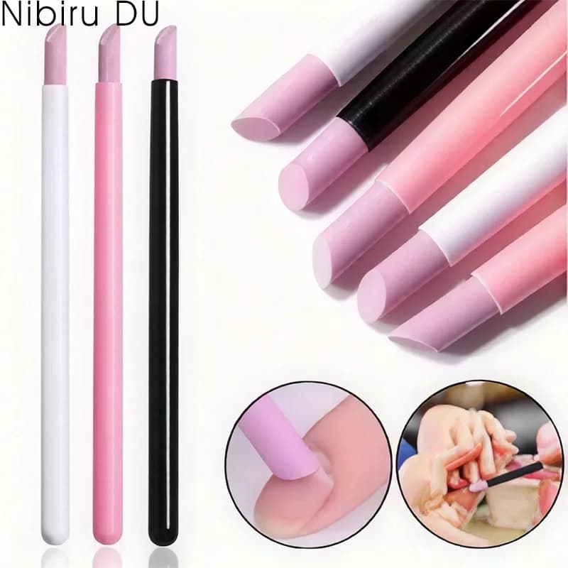 3/5/10pcs Nail Art Quartz Grinding Pen Cuticle Dead Skin Remover Scrub Nail File Gel Polish Removal Stick Manicure Cuticle Pushe