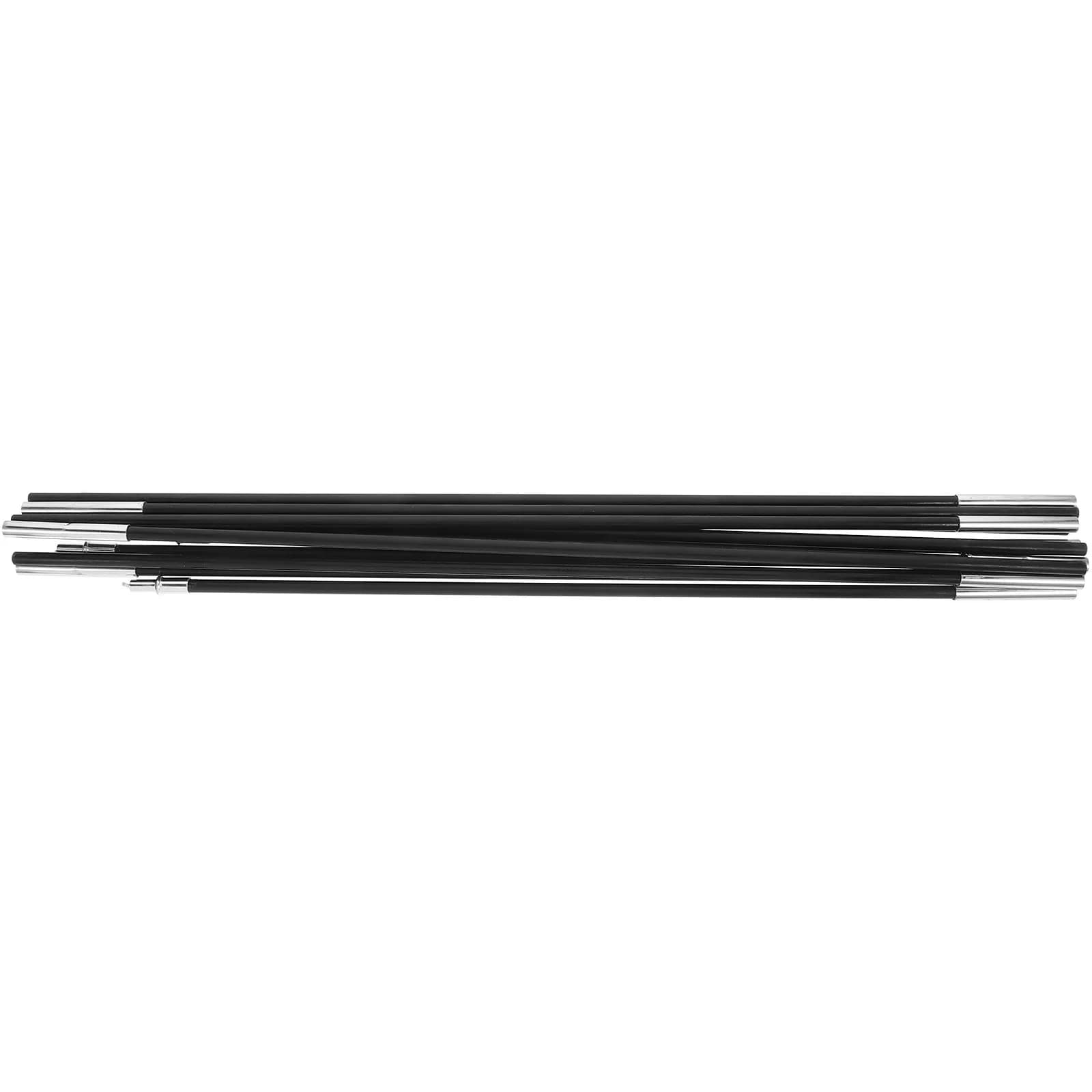2 Pieces Spare Parts Tent Portals, 6 Glass Fiber Sections, Robust and Flexible, for Camping Equipment, Hiking and Trekking