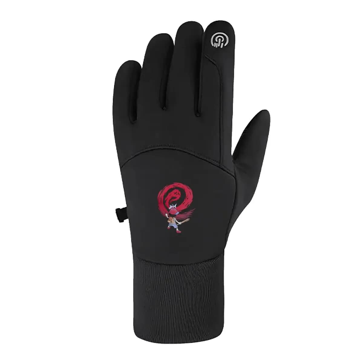 Anime - I guanti da ciclismo invernali per bambini e turbolenza stile mantengono caldi guanti da esterno touch screen antivento