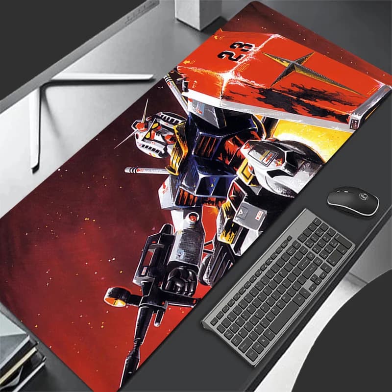 Tappetino per mouse Mechanical Warrior RX-78-2 G-gundam Tappetino per mouse da scrivania Tappetino per tastiera Tappetino per laptop in gomma Tapis Souris Gaming Notbook Mousepad