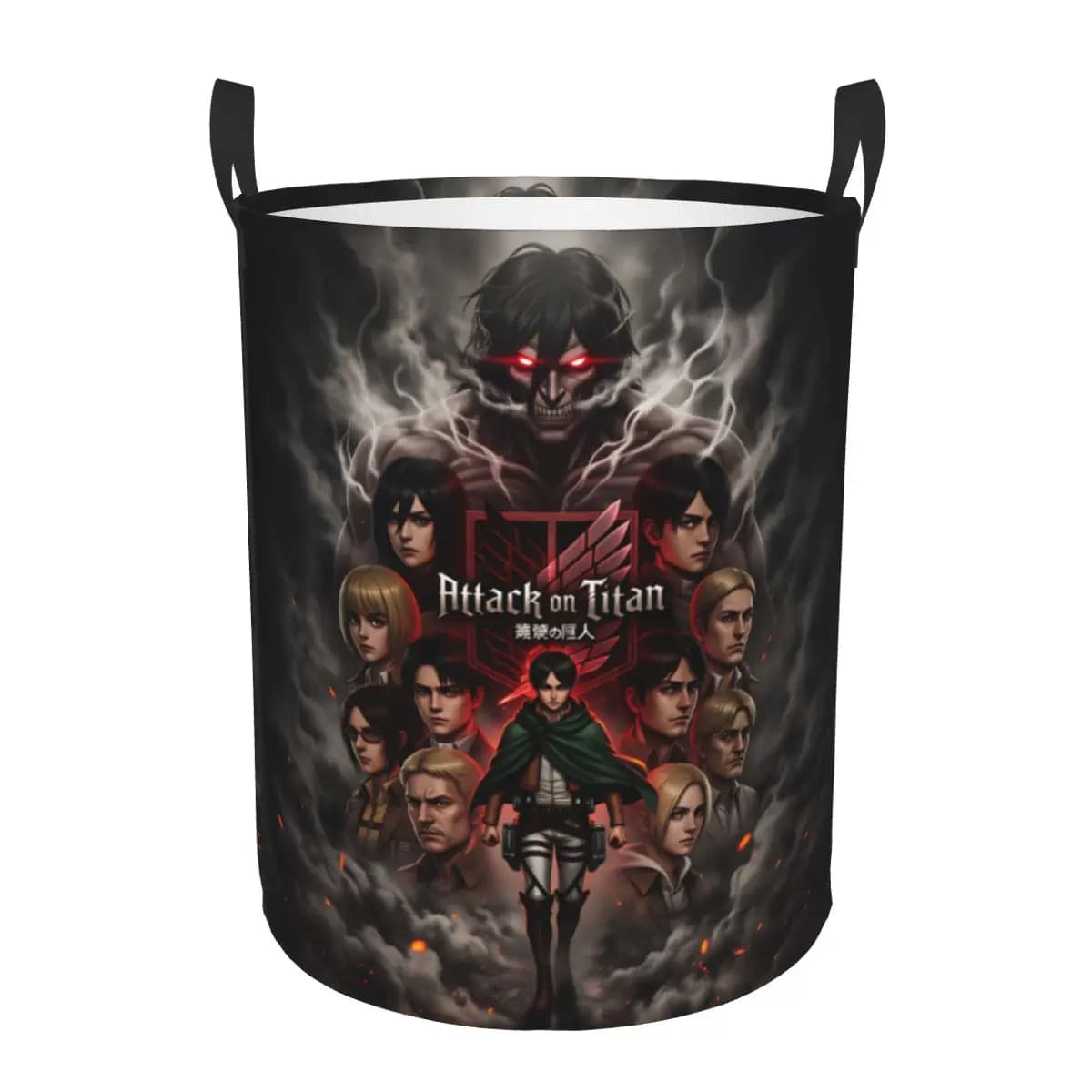 Cesto Portabiancheria Attack On Titan Eren Yeager Attack Titan, Cesto Portabiancheria Mikasa Ackerman per la Conservazione Domestica dei Vestiti