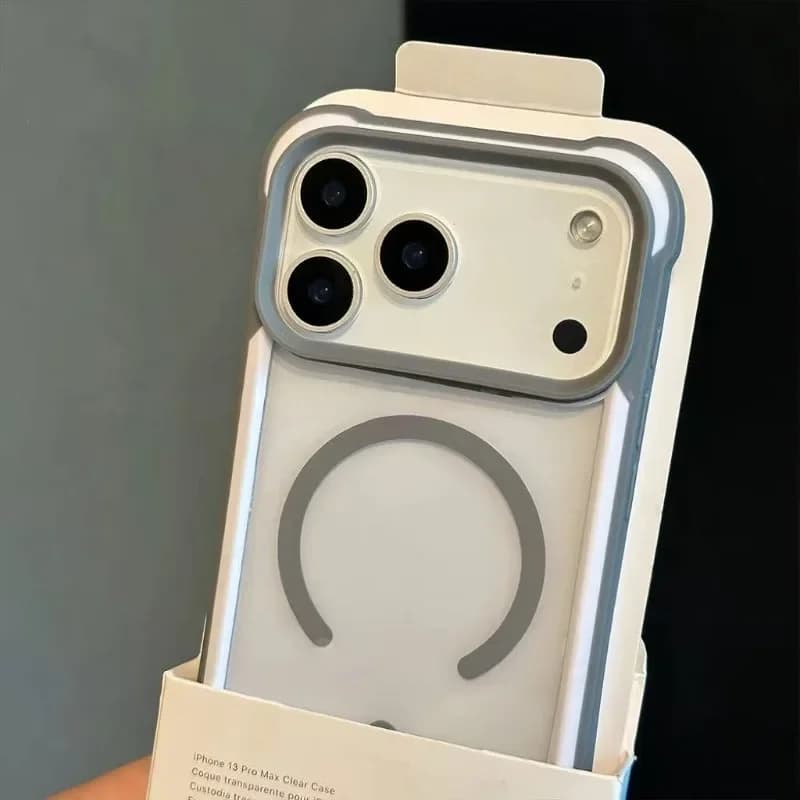 Per Magsafe Custodia a colori ArmorHit trasparente antiurto per iPhone 17 Air 16 17 Pro Max 17 Pro Cover rigida acrilica trasparente magnetica