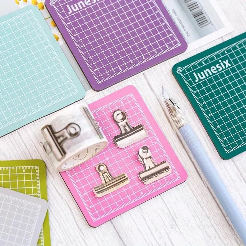 2 mini cutter hand-made model 8x8 cm cutting mat for paper for hand curtain cutter