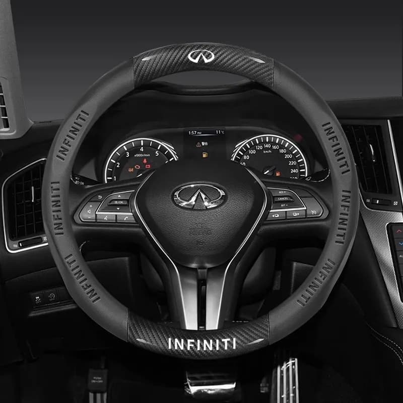 Applicable to Infiniti steering wheel covers for QX50, QX60, QX80, Q50, Q70, LQ50L, FX3 automotive accessories.