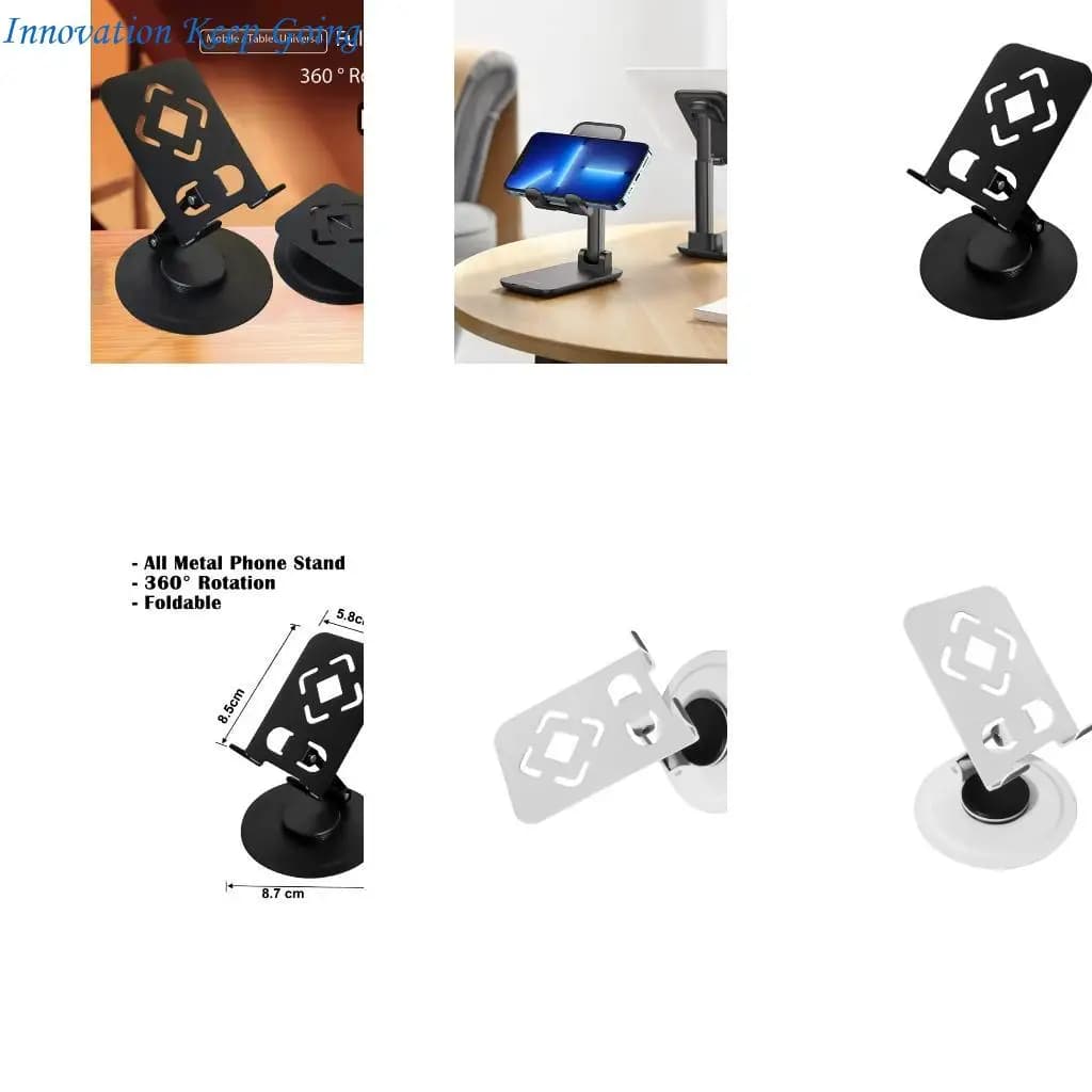E65C Angolo multiplo a 360 gradi Porta regolabile del supporto per tablet Adatto per il disegno videoconferenze guardando il