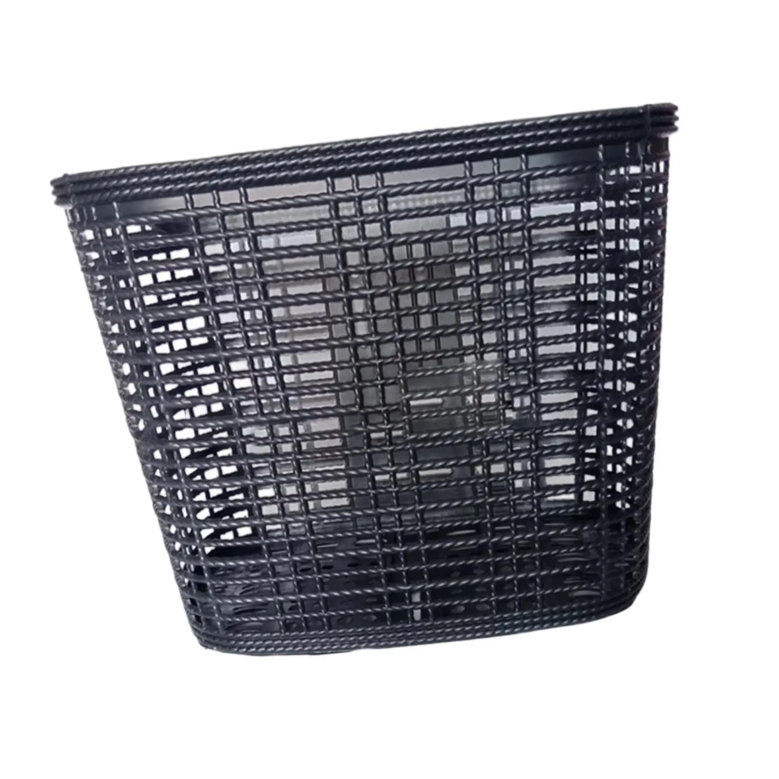 Bike Basket Pet Carrier Large Capacity Storage Cycling Accessories Organizer Grocery Shopping Water Resistant Storage Basket