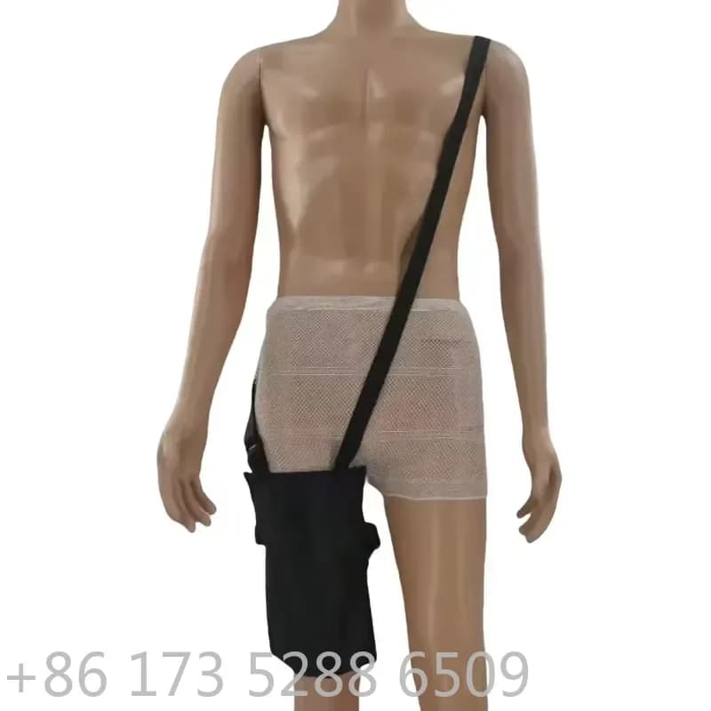AP01 for Wear-resistant Oxford BANDAGE Catheter Bag Holder Hanging Urine Drainage Bag Storage Organizer for Bedridden