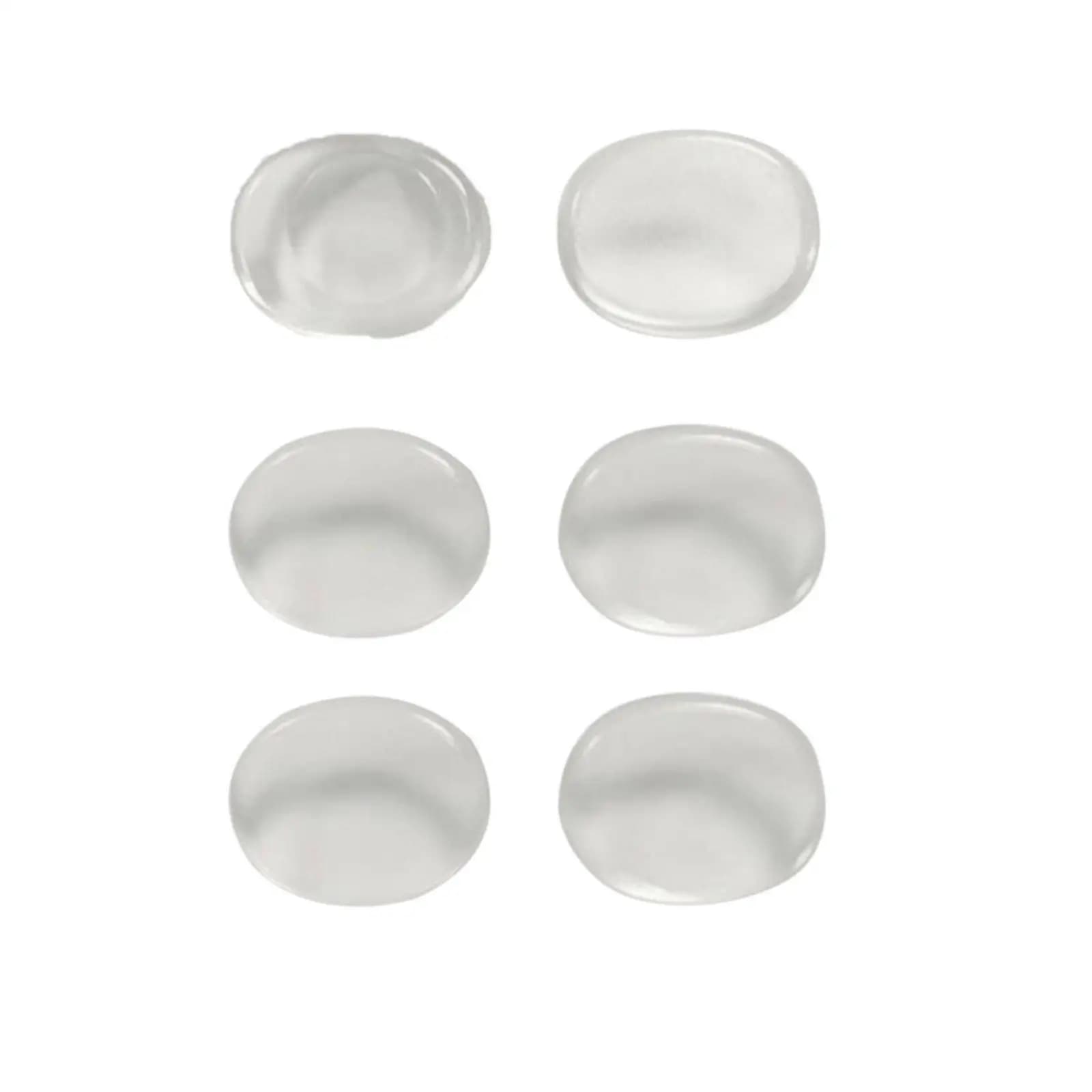 6 Pieces Drum Mute Pads Reusable Overtone Control Gel Pads Strong Adhesion