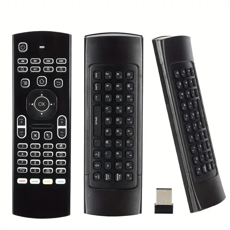 MX3 retroilluminato Air Mouse telecomando 2.4G RF tastiera Wireless per Android TV Box X96 Mini H96 MAX per Smart Home