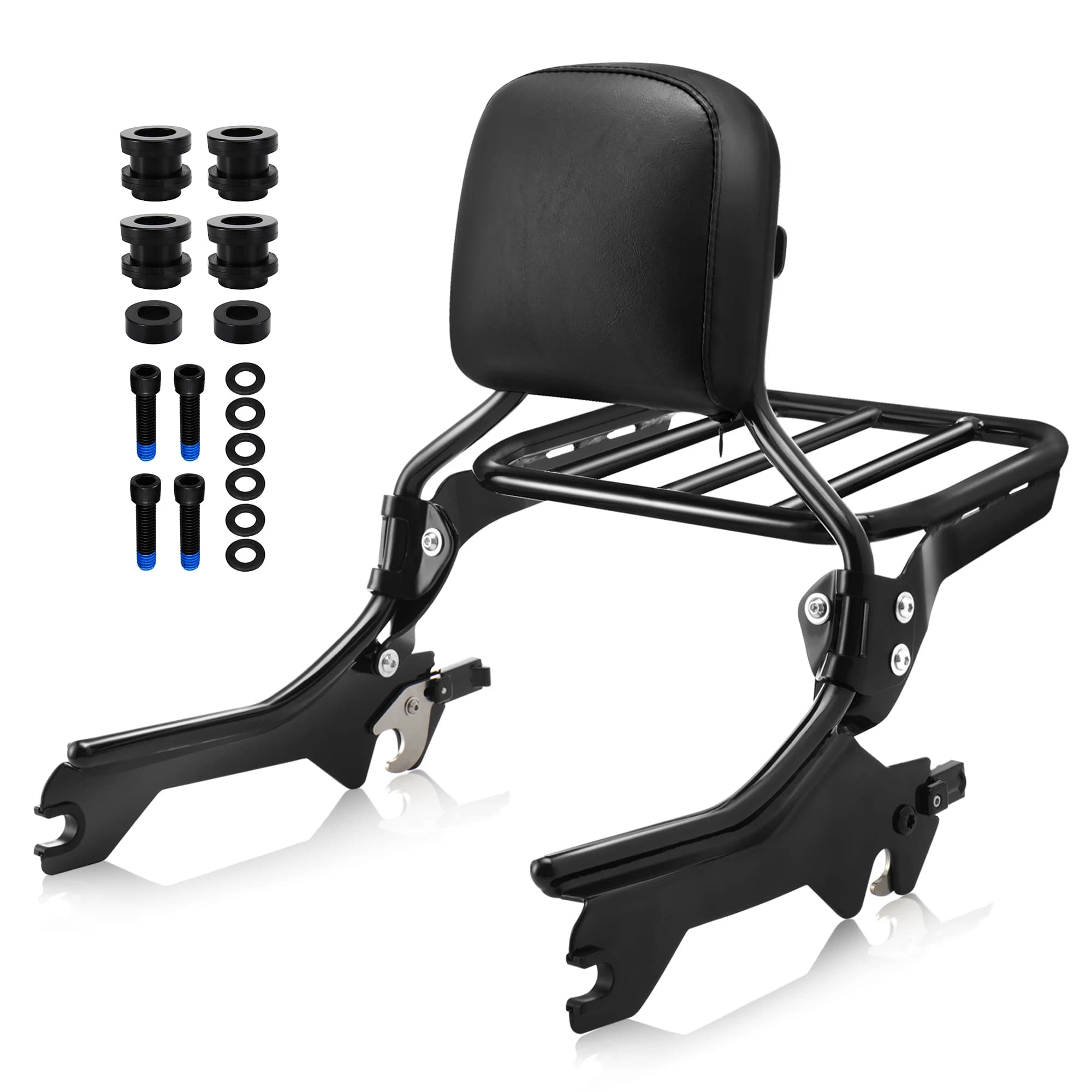 Portapacchi Holdfast Sissy Bar con Hardware di Fissaggio per Harley Softail 2018-Up Fat Boy FLFB FLFBS Breakout FXBR RXBRS