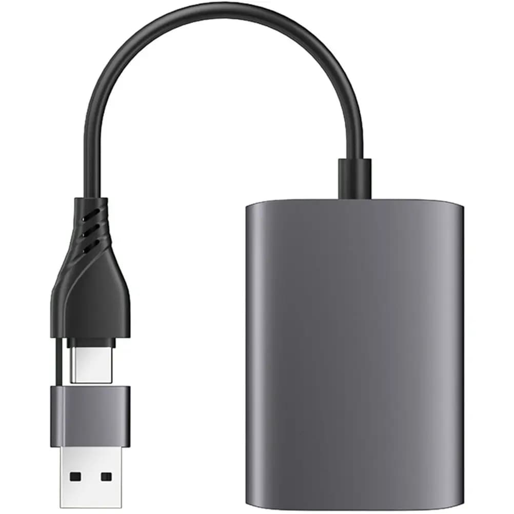 Hub USB 3.0 Type-C con Adattatore Display Dual HD, Splitter Dati per Uscita Doppia Monitor 1080P 60Hz, Plug and Play