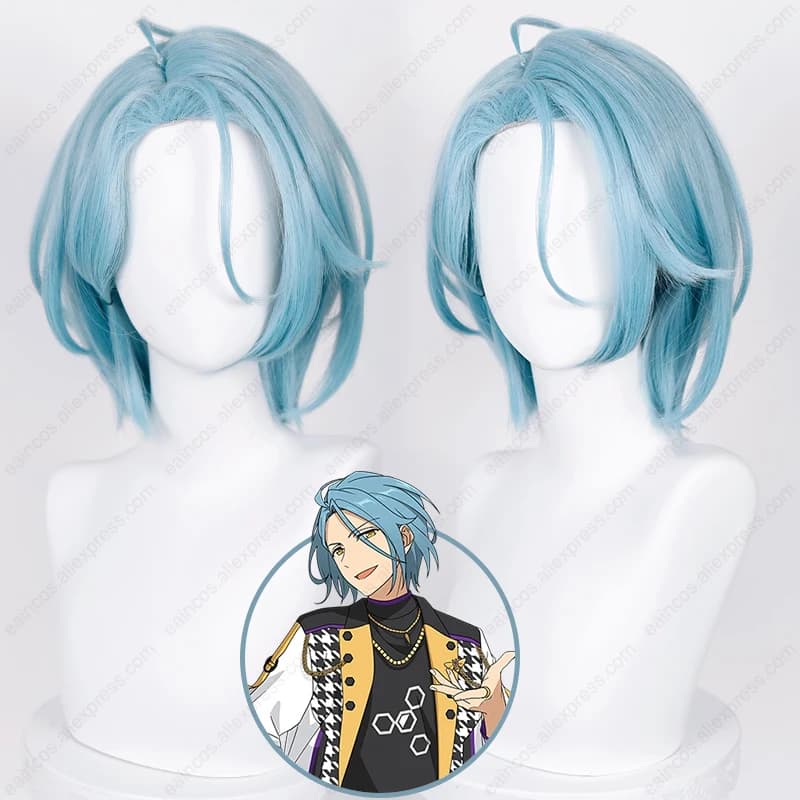 ES Crazy B HIMERU parrucca Cosplay 35cm parrucche corte simulate del cuoio capelluto capelli sintetici resistenti al calore
